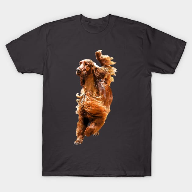 Irish Setter Superstar Dog T-Shirt by Elarex